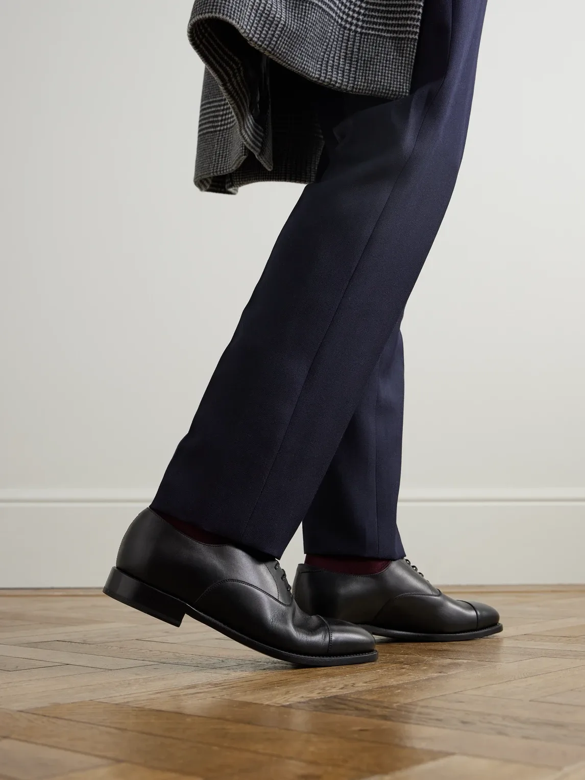 Leather Oxford Shoes by Morjas