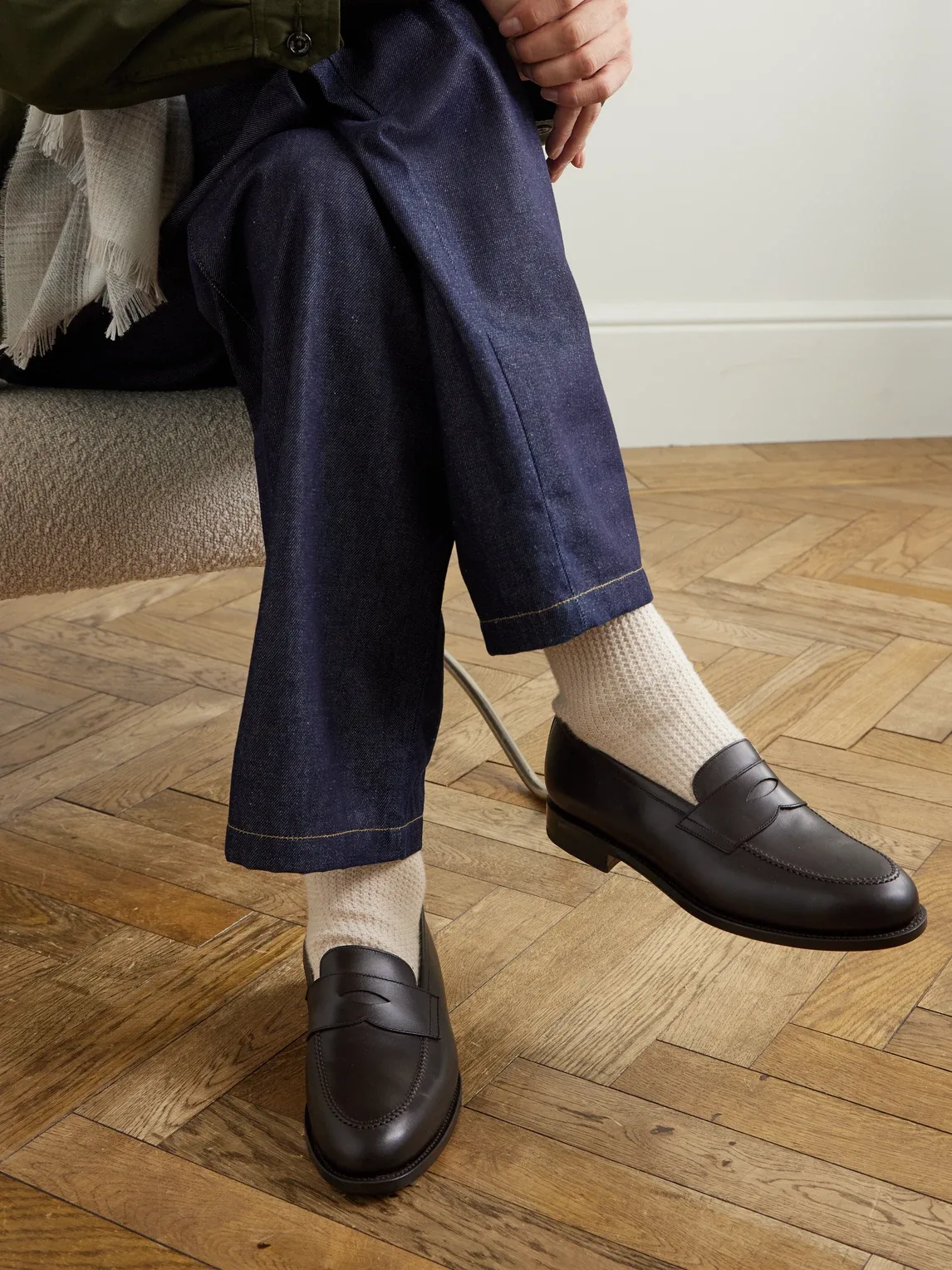 Leather Penny Loafers