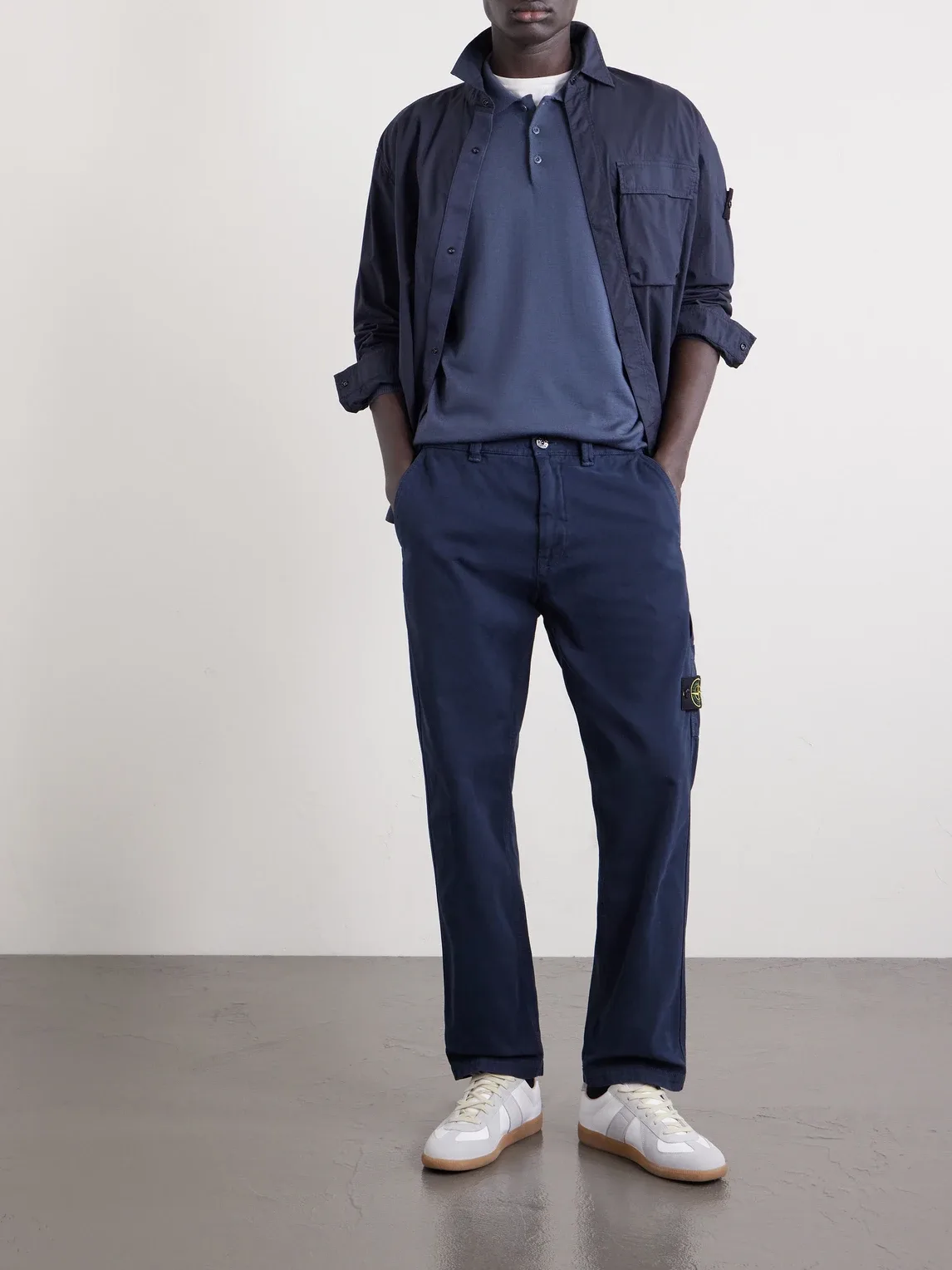 Stone Island Ghost Wool Polo Shirt by Stone Island