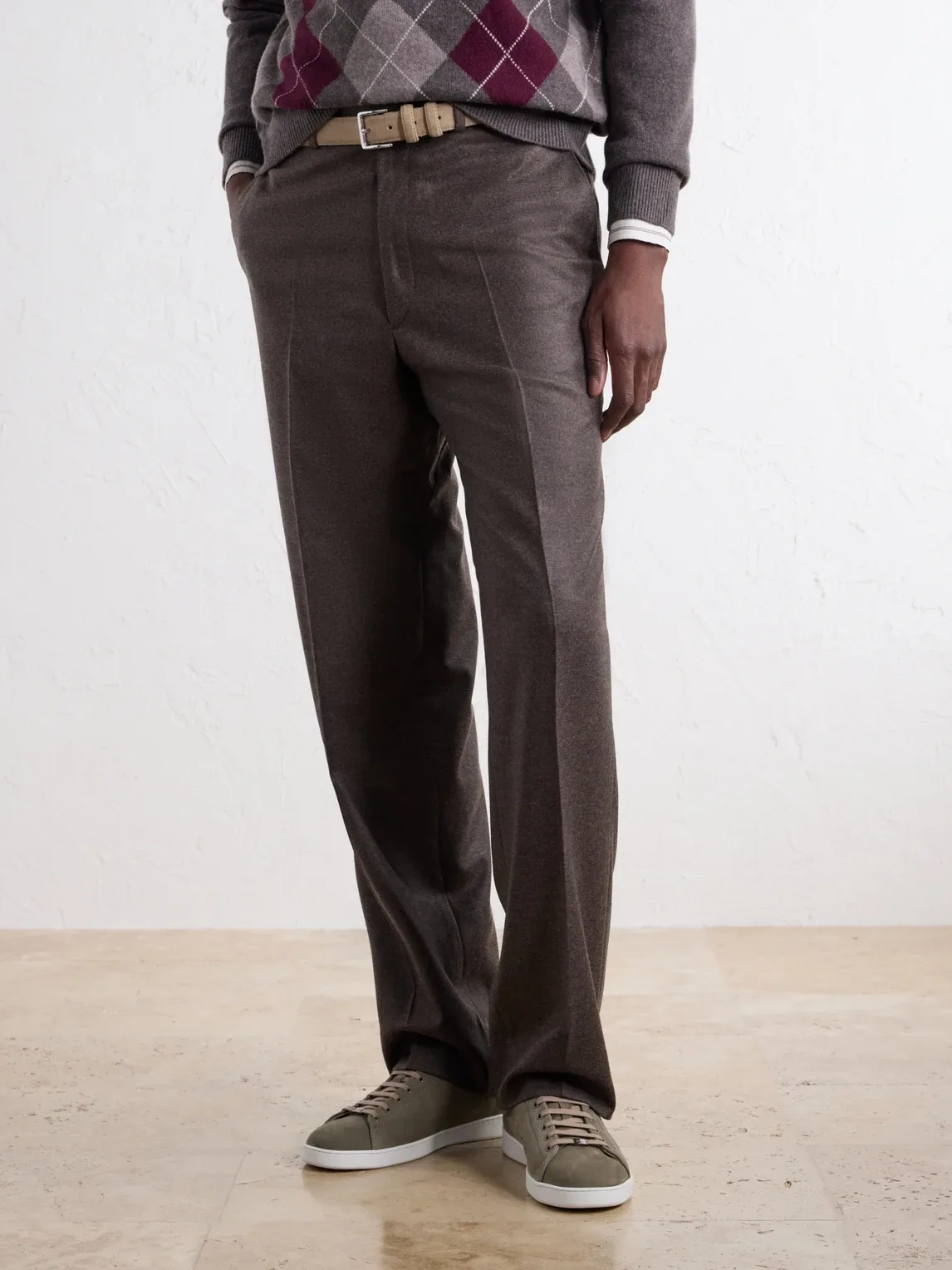 Suede Sneakers by Brioni