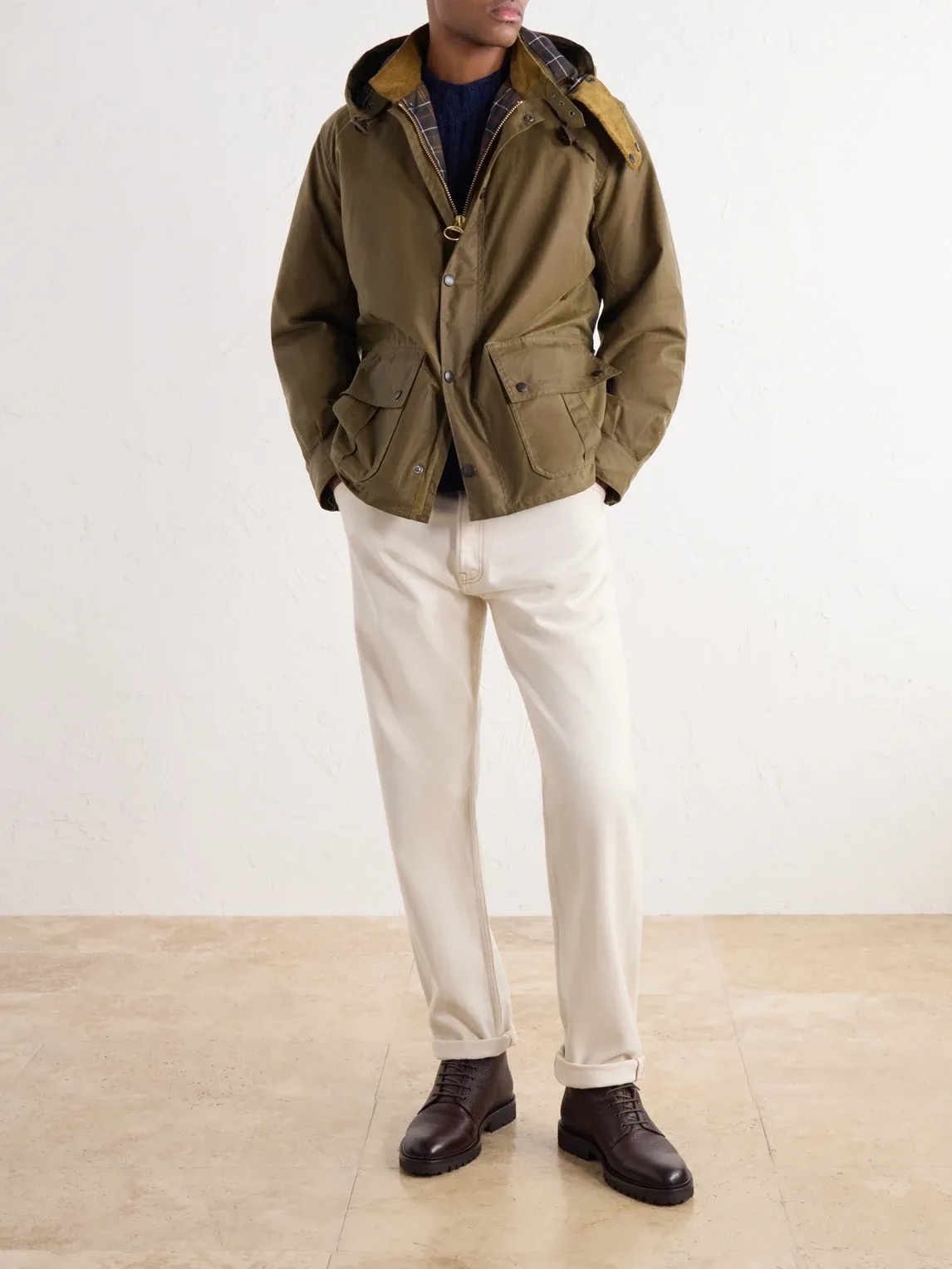 Ursula Waxed-Cotton Jacket by Barbour