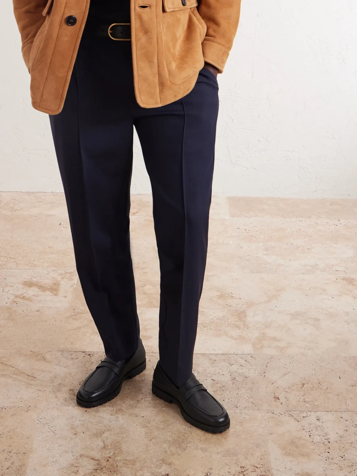 Full-Grain Leather Loafers by Zegna