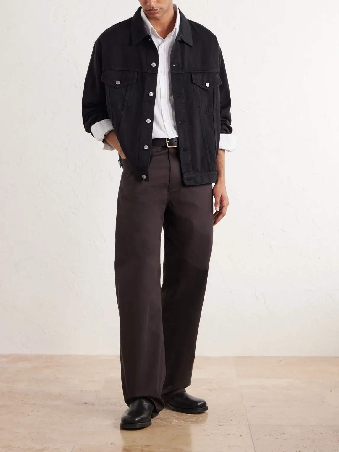 Architect Striped Cotton-Poplin Shirt by De Bonne Facture