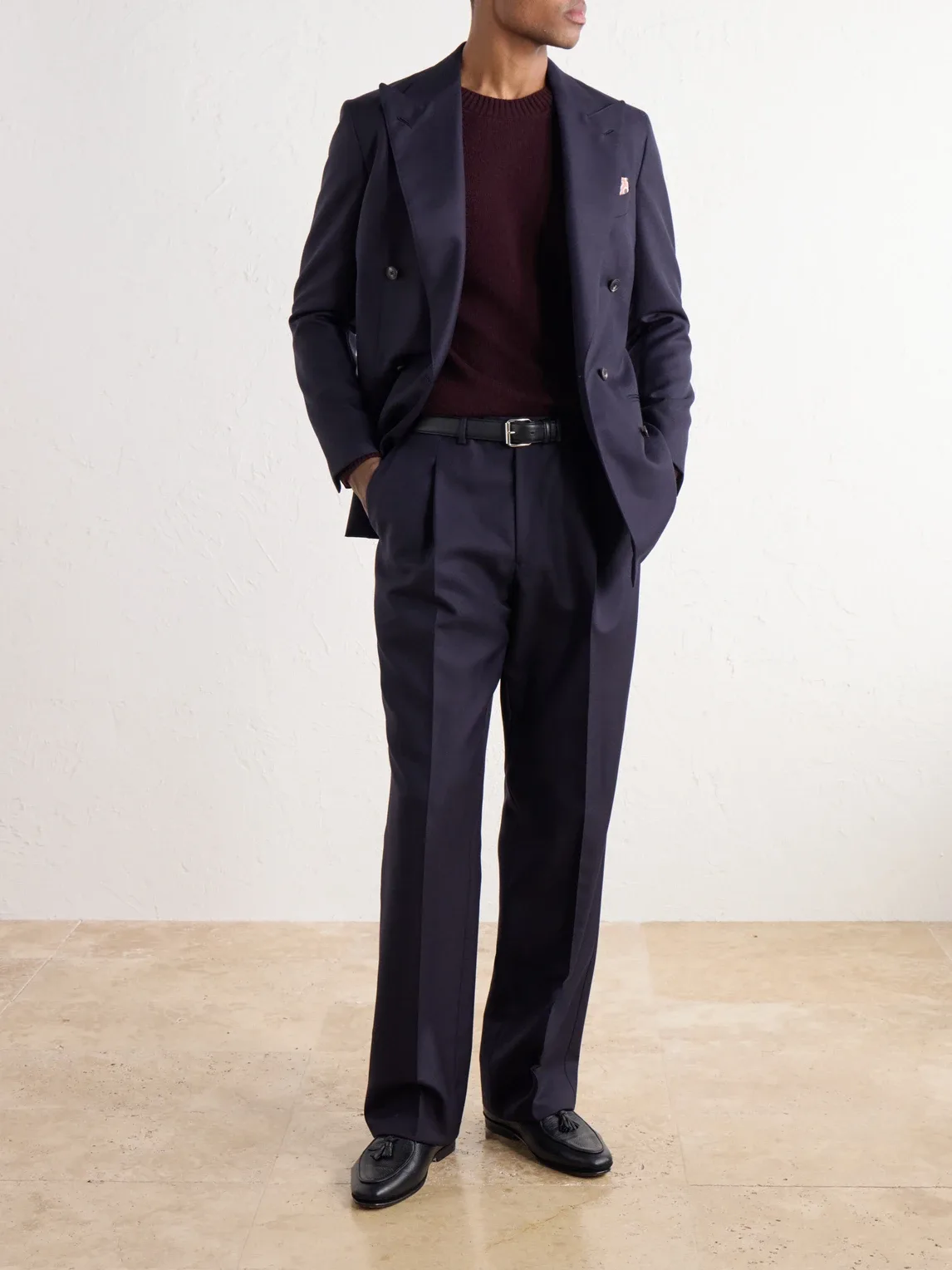 Virgin Wool and Cashmere-Blend Sweater