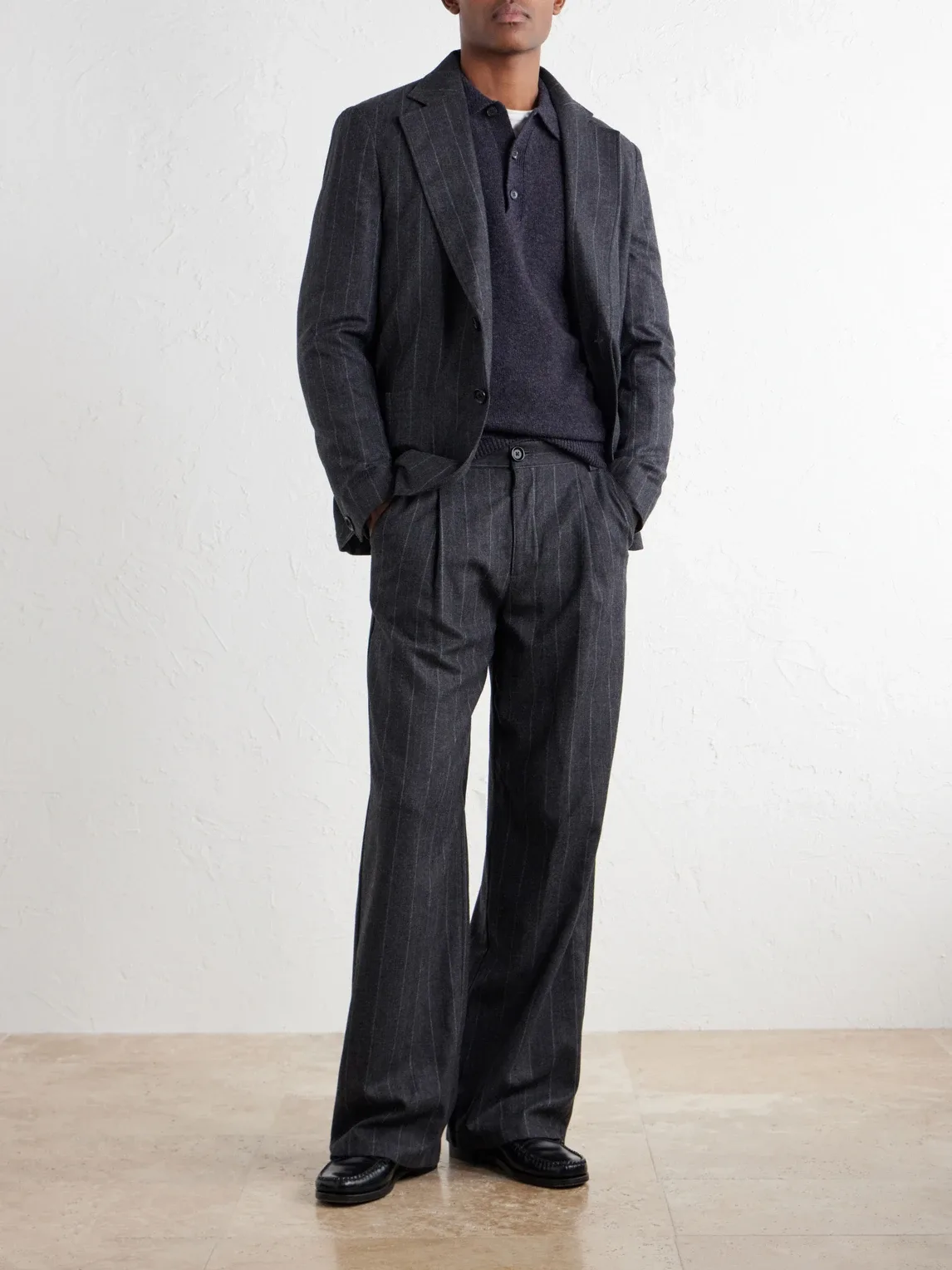 Wool Polo Shirt by Sunspel