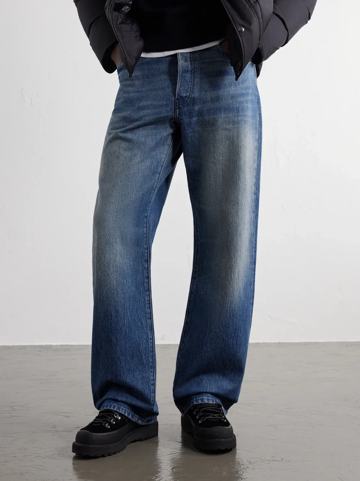 Cornaro Gomma Suede and Rubber-Trimmed Calf-Hair Hiking Boots by Diemme