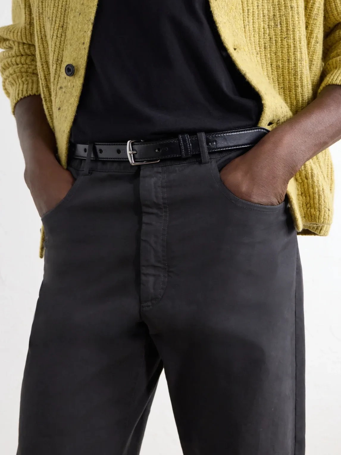 Stirrup 3cm Leather Belt by Yuketen