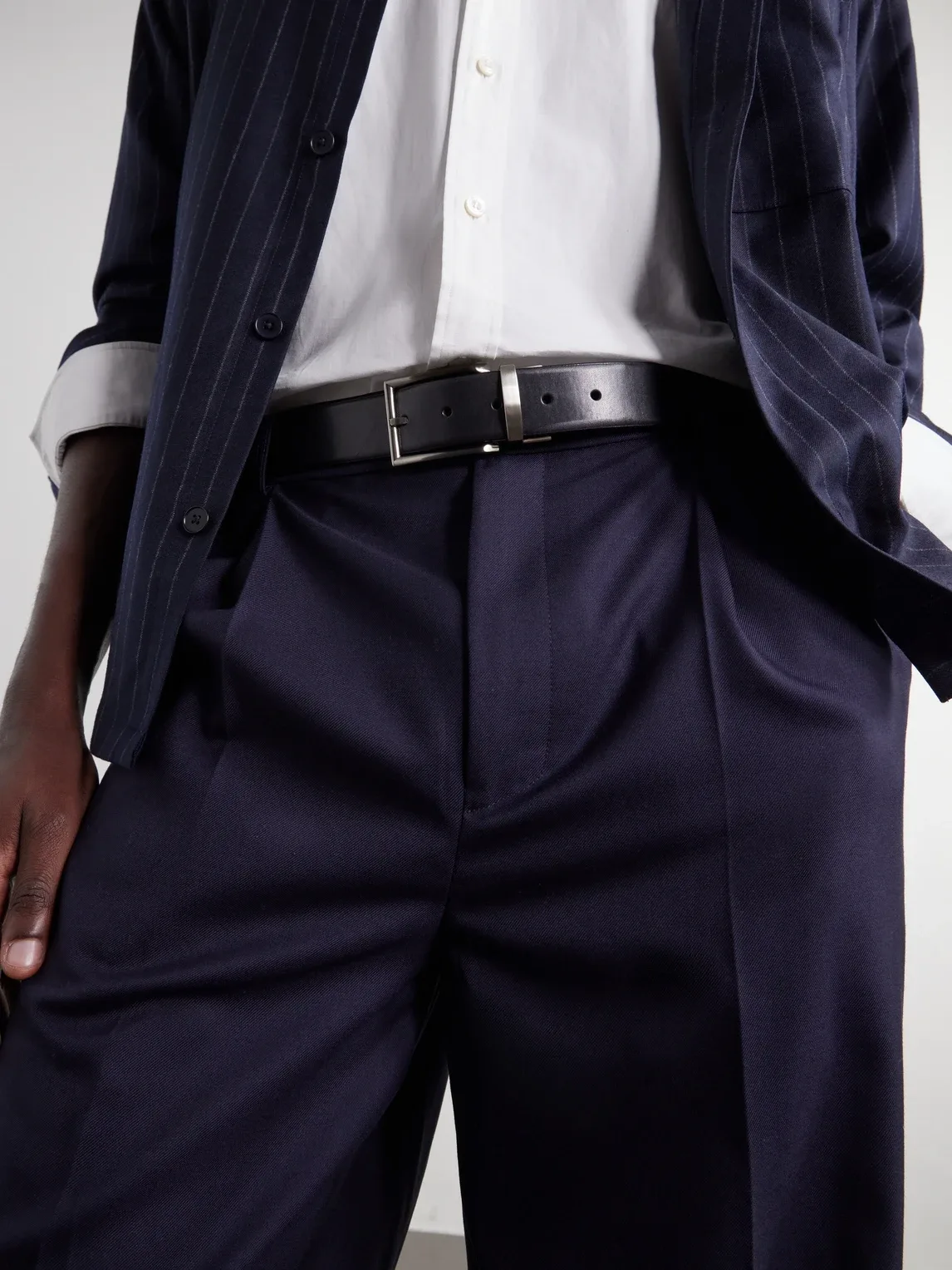 OC Strip/104 Reversible Leather Belt by Officine Creative