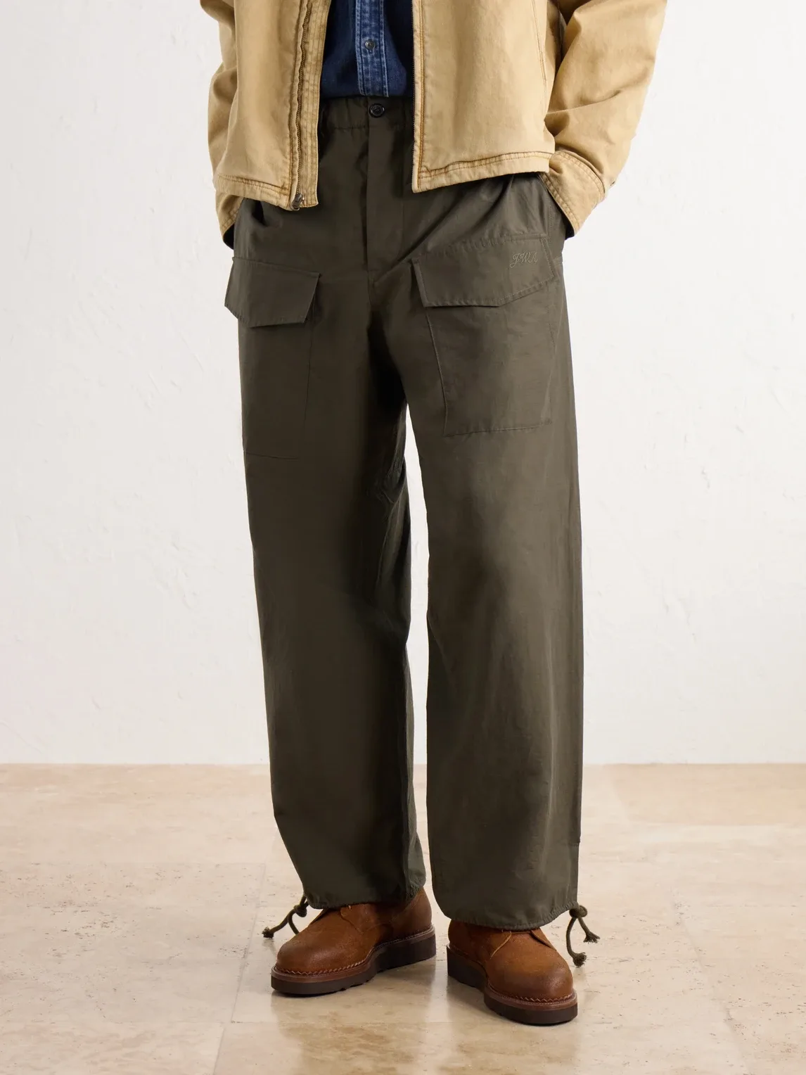 Waxed Suede Derby Shoes by Yuketen