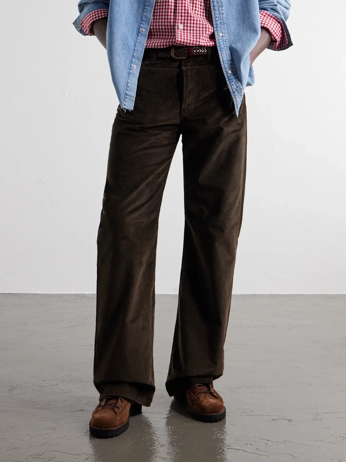 Saldatore Leather-Trimmed Suede Boots by Yuketen