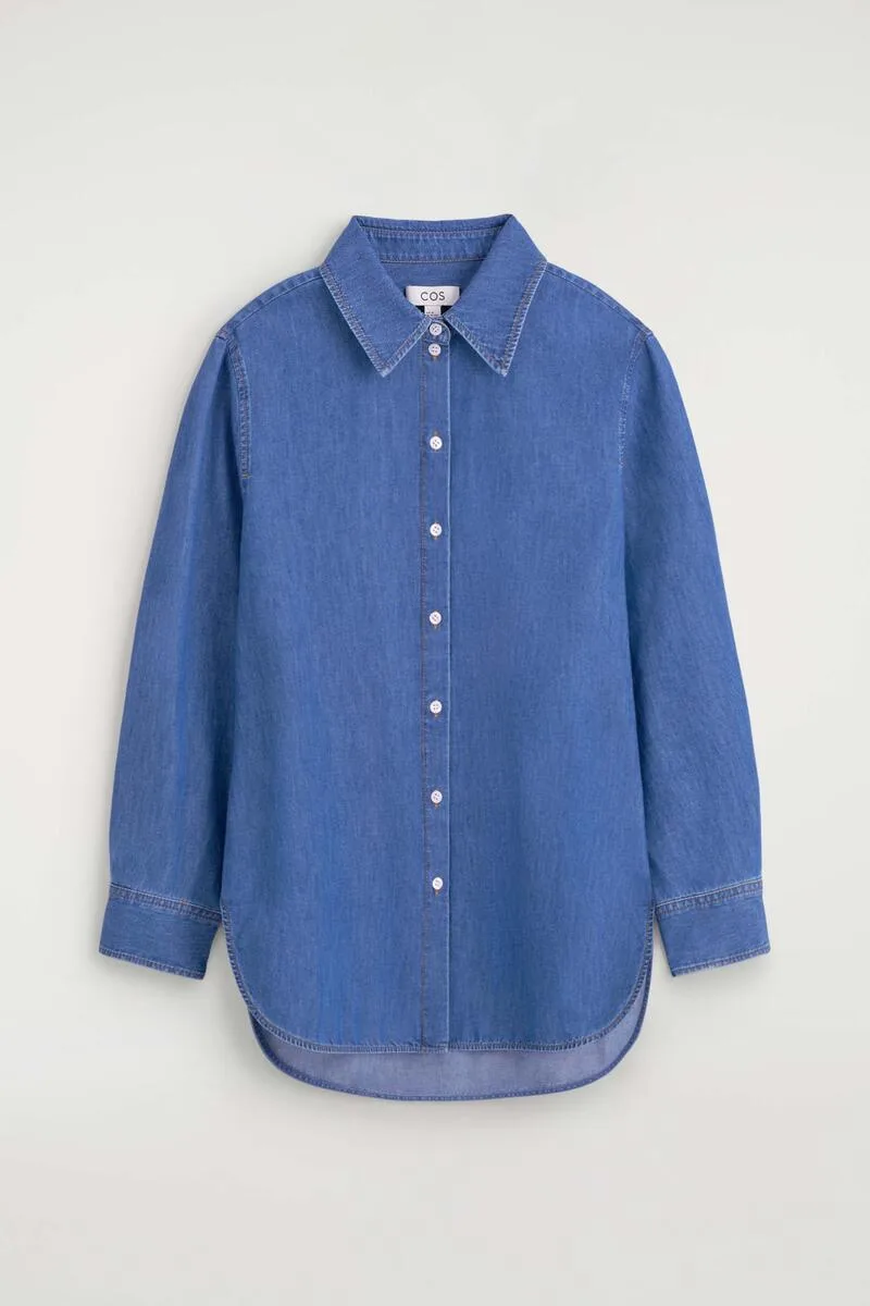 Longline Denim Shirt by COS
