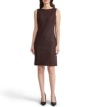 Boat Neck Princess Seam Dress by Kasper