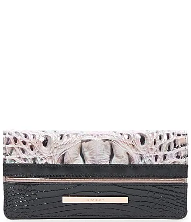 Whittier Collection Ady Silk Mist Bifold Wallet by Brahmin