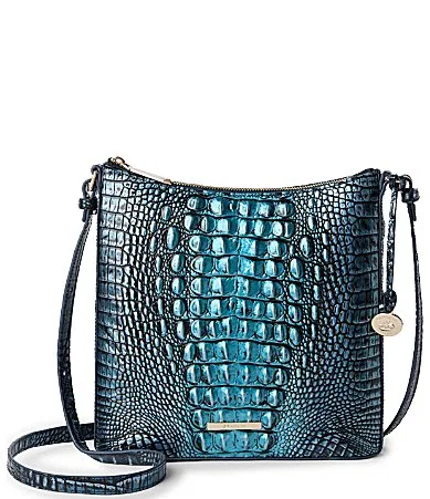 Ombre Melbourne Collection Katie Eternal Blue Crossbody Bag by Brahmin