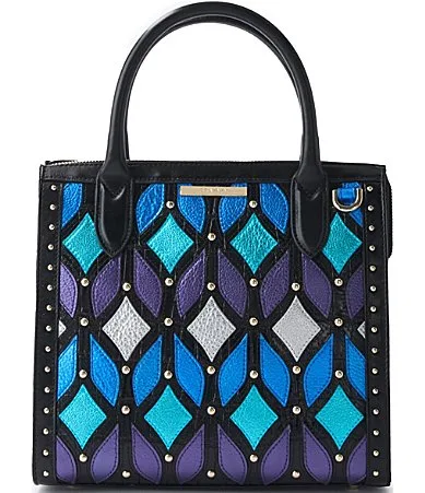 Royale Collection Caroline Frosted Small Satchel Bag by Brahmin