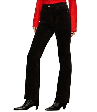 Play Date Velveteen Mid Rise Bootcut Leg Jeans by Sanctuary