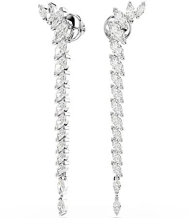Mesmera Marquise Linear Earrings by Swarovski