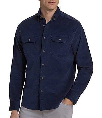 Southern Tide Corduroy Long Sleeve Woven Shirt