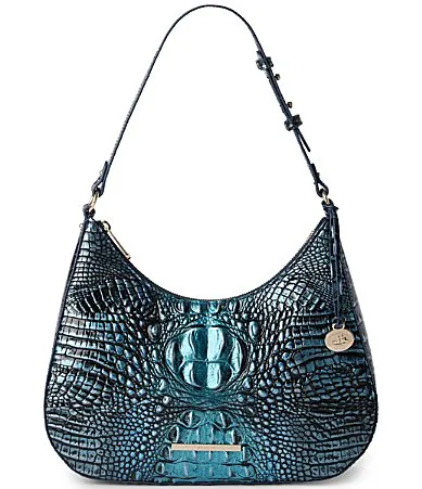 Ombre Melbourne Collection Stephie Eternal Blue Shoulder Bag by Brahmin