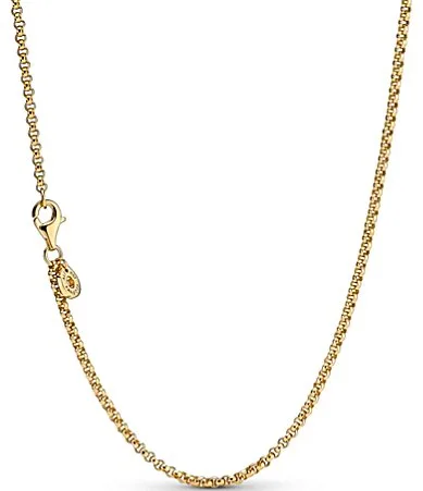 Rolo Gold Chain Necklace by Pandora