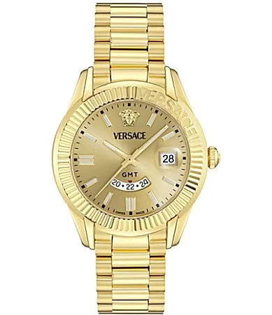 Apodis GMT 41mm Bracelet Watch by Versace