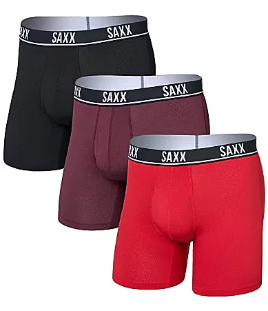 Essential Performance Mesh 6" Boxer Briefs 3-Pack by Saxx