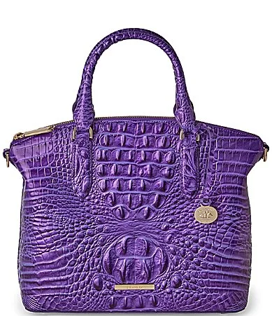 Melbourne Collection Duxbury Cosmic Purple Satchel Bag