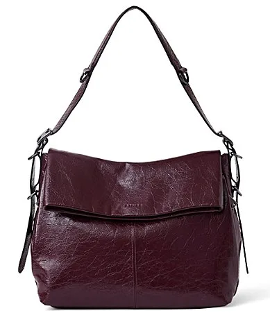 AIMEE Bali Crinkle Leather Hobo Bag by Aimee