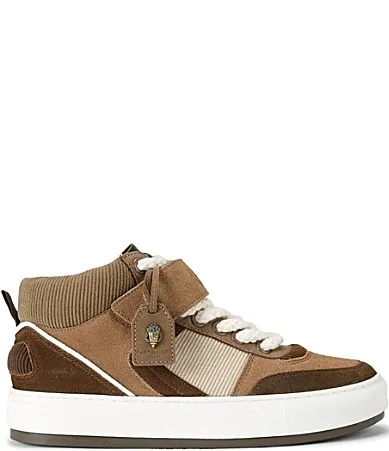Southbank B Ball Suede Logo Ornament Sneakers by Kurt Geiger