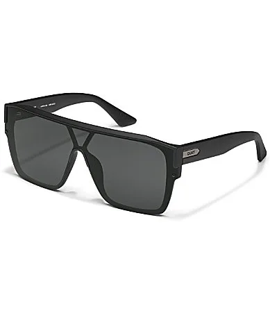 Tempo 55mm Polarized Shield Sunglasses by Quay