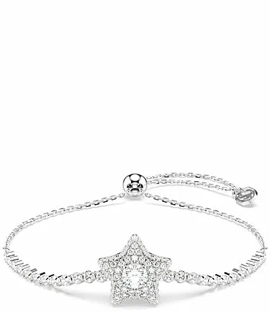 Sublima Star Round Cut Adjustable Bracelet by Swarovski