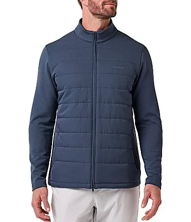 Point of Sail 2.0 Stretch Quilted Mock Neck Jacket by Travismathew