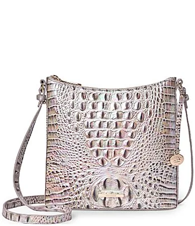 Melbourne Collection Katie Silk Mist Crossbody Bag by Brahmin