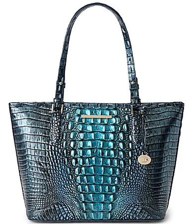 Ombre Melbourne Collection Asher Eternal Blue Medium Tote Bag by Brahmin