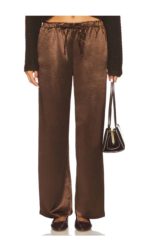 Shelby Satin Trousers by 4th & Reckless