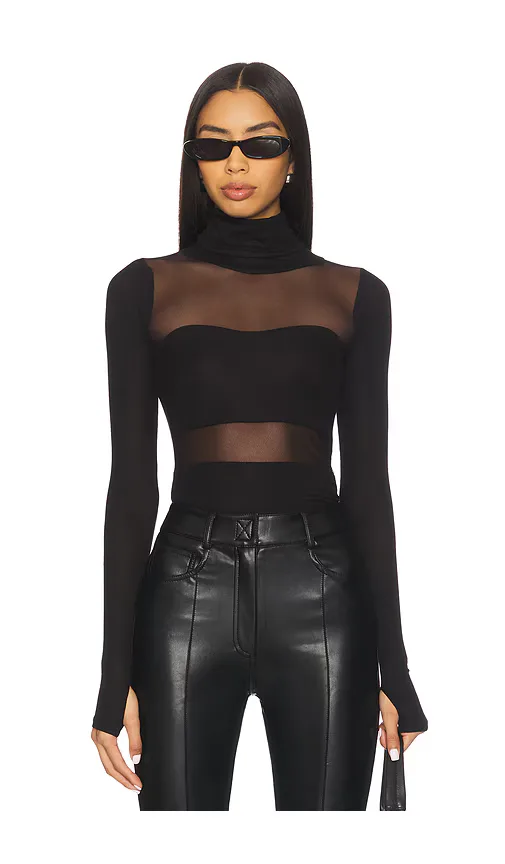 Rem Long Sleeve Fitted Turtleneck Top by Michael Lauren