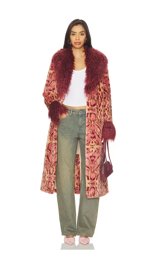 Cuvee Rose Coat by Unreal Fur