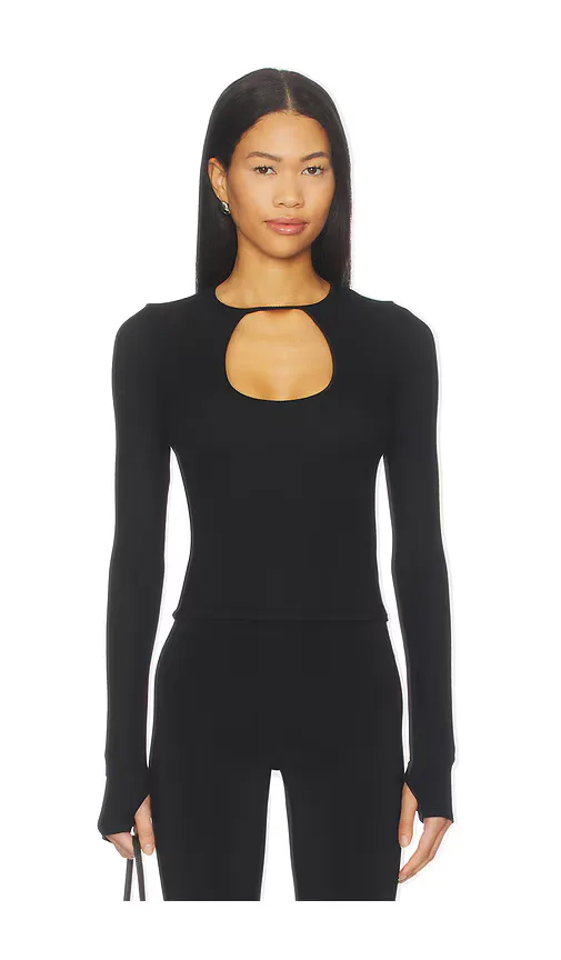 Orson Crop Longsleeve Top by Michael Lauren