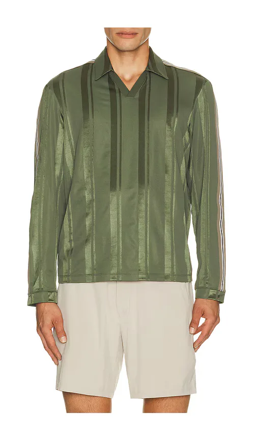Knit Stripe Rugby Shirt by Lululemon