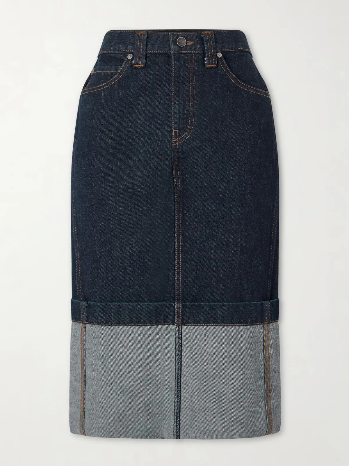 - Kilian Denim Midi Skirt -