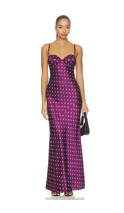 Sayla Bias Cut Maxi Dress by L'AGENCE
