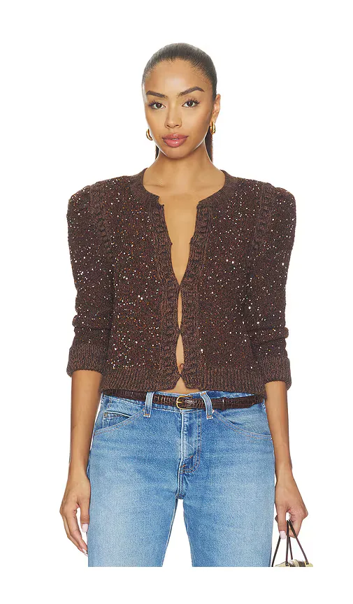 Thistle Sequined Cardigan by L'AGENCE