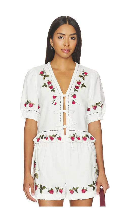 Calla Strawberry Top by Sea