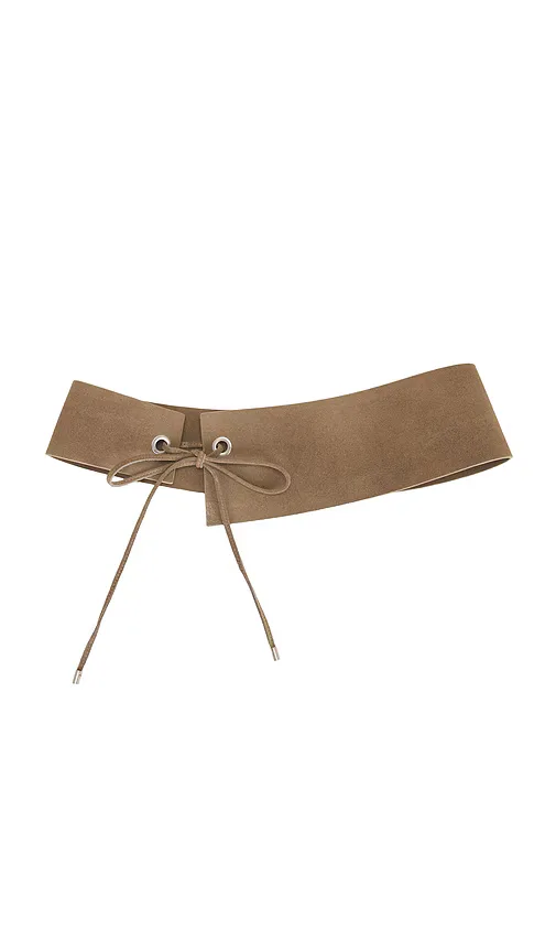 Suede Asymmetric Belt by St Agni