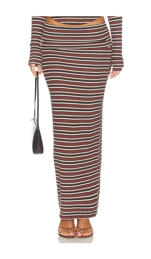 Esin Cozy Rib Skirt by Afrm