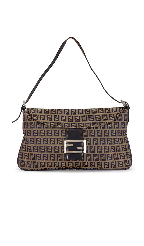 Fendi Zucchino Baguette Shoulder Bag by Fwrd Renew