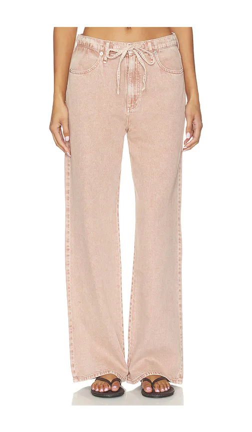 Phoebe Drawstring Wide Jeans by rag & bone