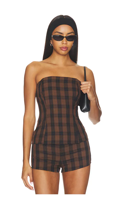 Audriena Strapless Top by MORE TO COME