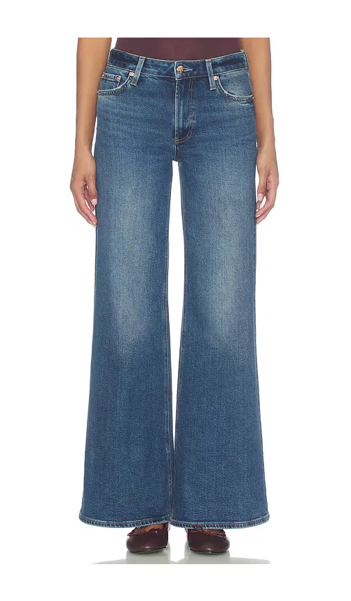 Vivian Mid Rise Wide Leg Jean by Pistola