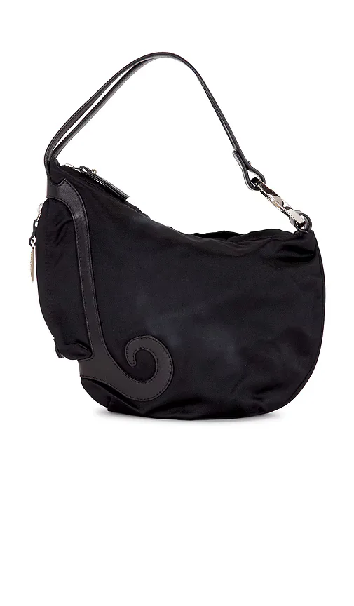Fendi Satin Oyster Shoulder Bag by Fwrd Renew